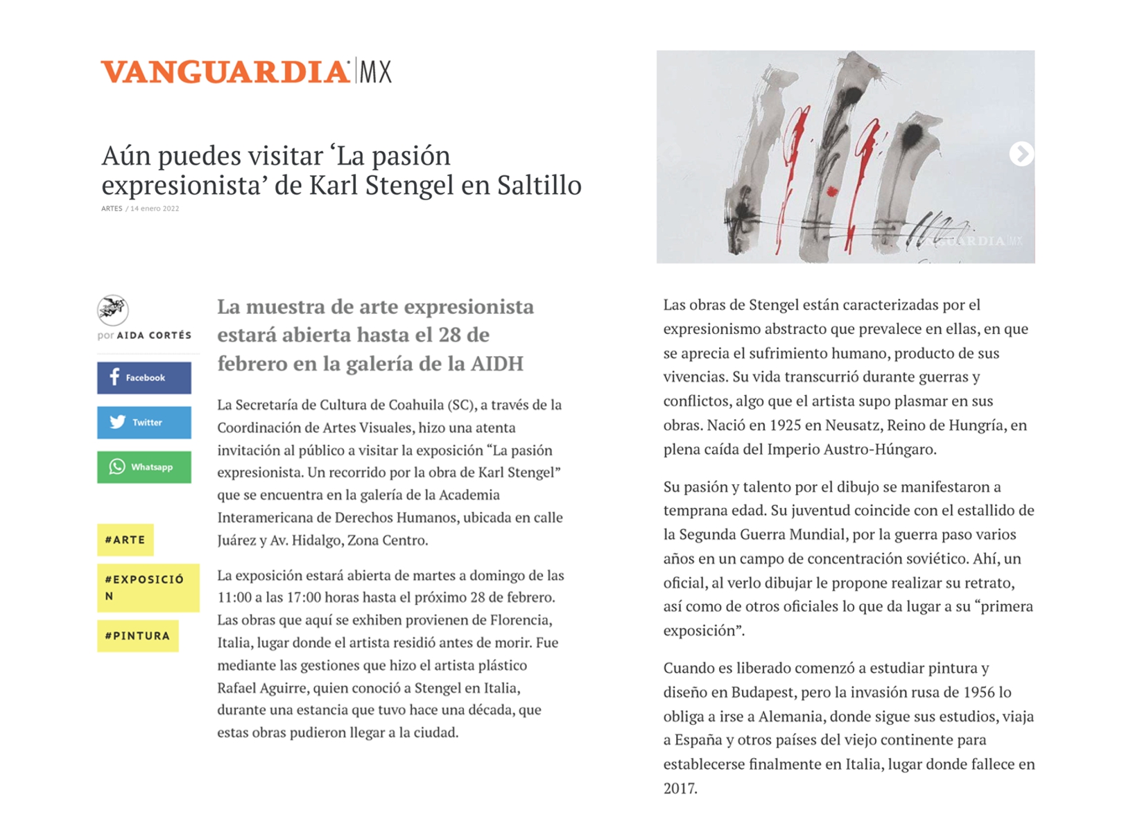 Vanguardia 14 01 2022